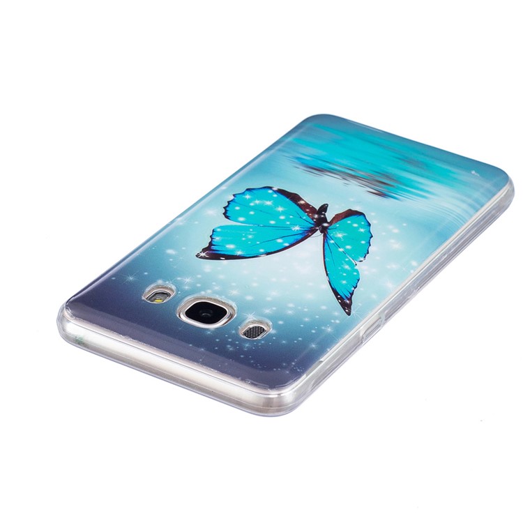 Noctilucent IMD Soft TPU Cell Phone Cover Case for Samsung Galaxy J5 (2016) - Butterfly-5