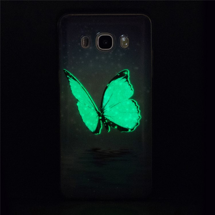 Noctilucent IMD Soft TPU Cell Phone Cover Case for Samsung Galaxy J5 (2016) - Butterfly-7