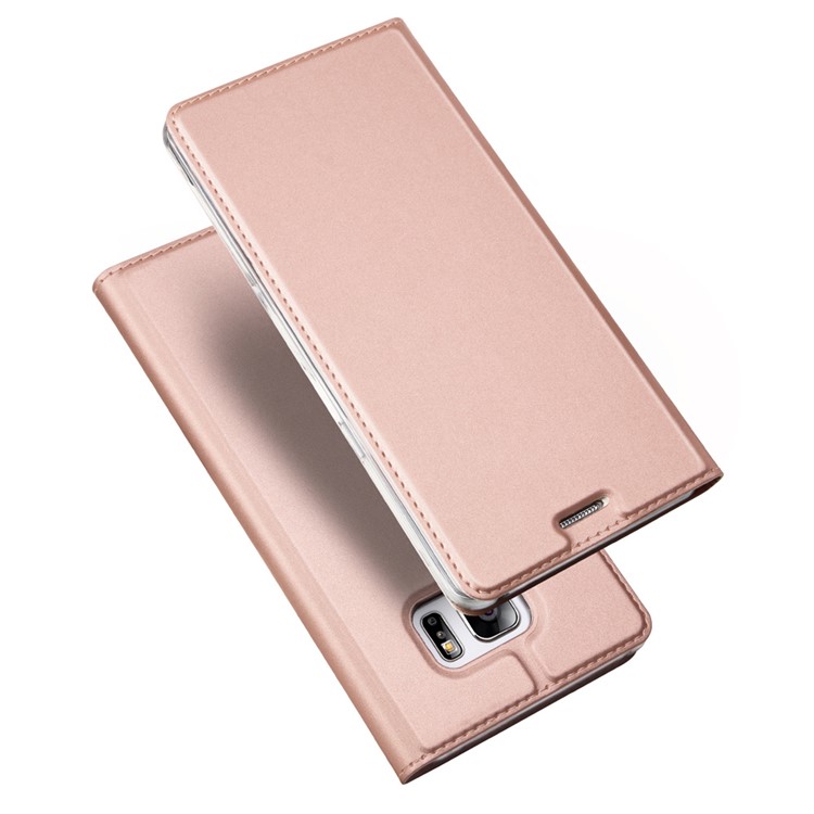 

DUX DUCIS Skin Pro Series Leather Flip Mobile Cover for Samsung Galaxy S7 edge G935 - Rose Gold
