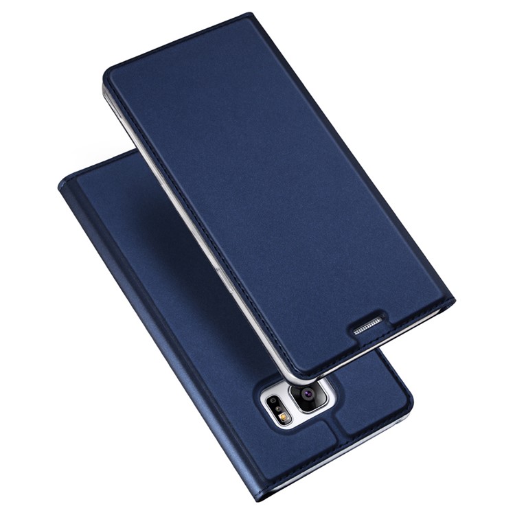 

DUX DUCIS Skin Pro Series Leather Phone Case Accessory for Samsung Galaxy S7 edge G935 - Dark Blue