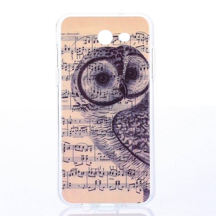 Pattern Printing IMD TPU Back Case for Samsung Galaxy J3 Prime - Musescore and Owl-1