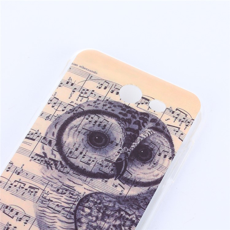Pattern Printing IMD TPU Back Case for Samsung Galaxy J3 Prime - Musescore and Owl-2