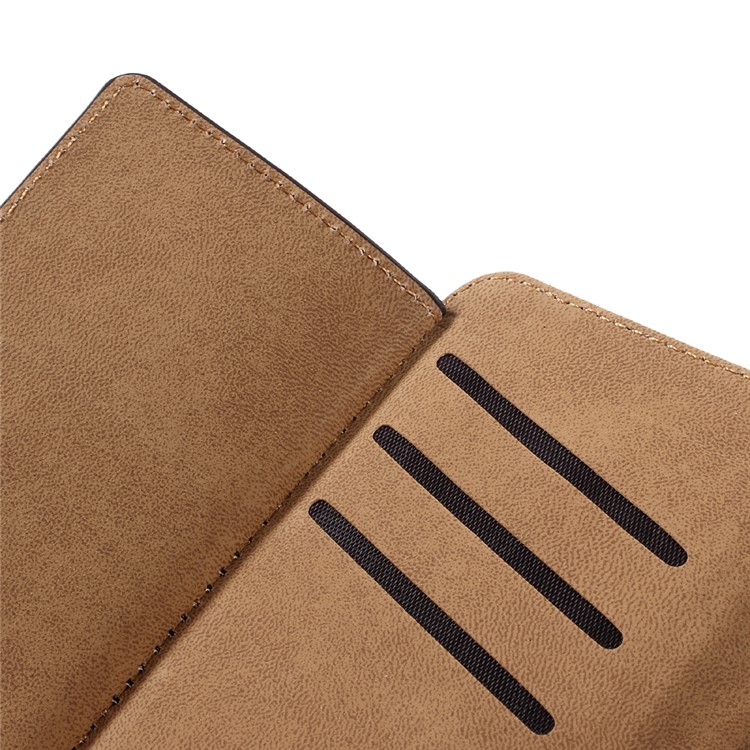 2-in-1 Split Leather Magnetic Wallet Phone Case for Samsung Galaxy S7 G930 - Black-10