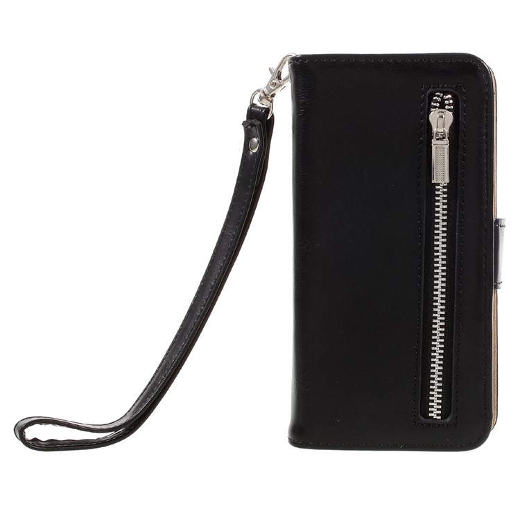 2-in-1 Split Leather Magnetic Wallet Phone Case for Samsung Galaxy S7 G930 - Black-3