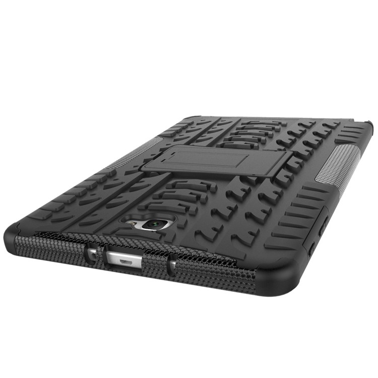 Heavy Duty Rugged Hybrid Cell Phone Case for Samsung Galaxy Tab A 10.1 (2016) with S Pen P580 / P585 - Black-4