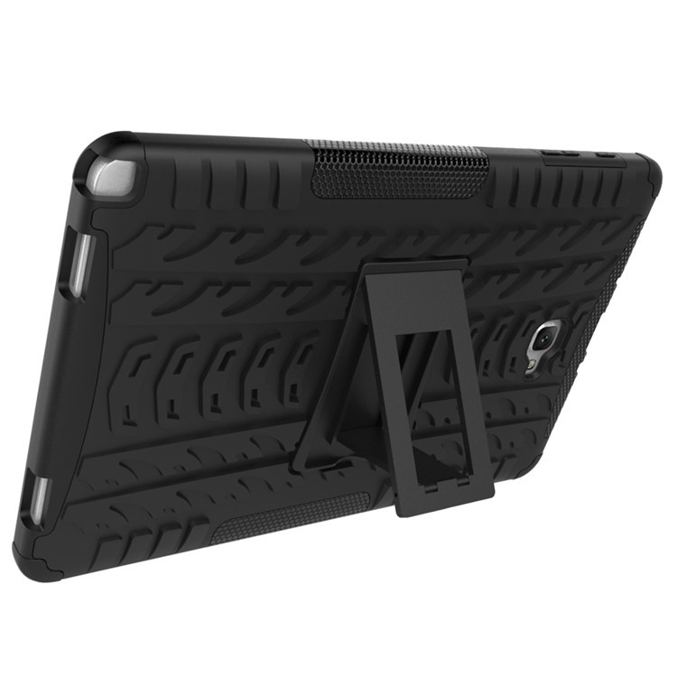 Heavy Duty Rugged Hybrid Cell Phone Case for Samsung Galaxy Tab A 10.1 (2016) with S Pen P580 / P585 - Black-5