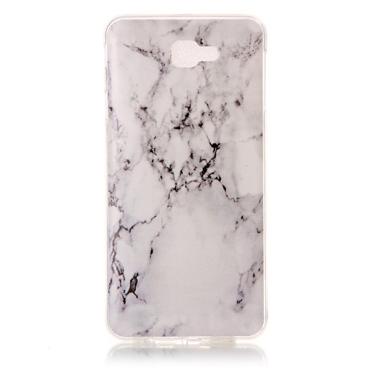 Pattern Printing IMD TPU Case for Samsung Galaxy On7 2016/J7 Prime - Marble Pattern-1