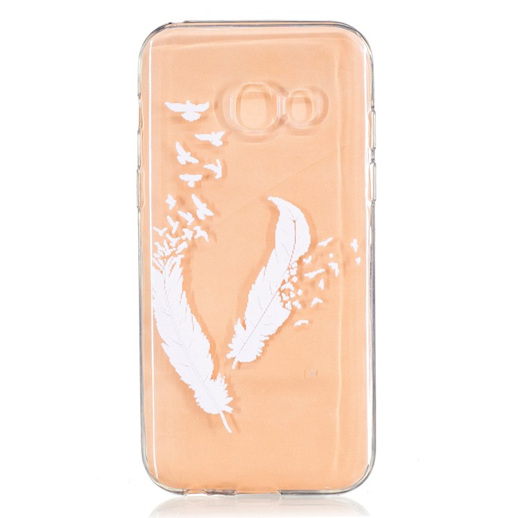 

Embossed Soft TPU Cell Phone Shell for Samsung Galaxy A3 2017 - Feathers and Birds