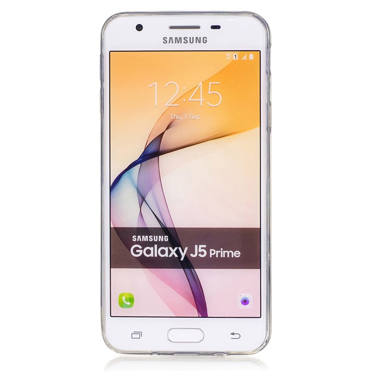 Embossed Soft Phone Case (TPU) for Samsung Galaxy J5 Prime /On5 2016 - Sweet Lover and Dandelion-2