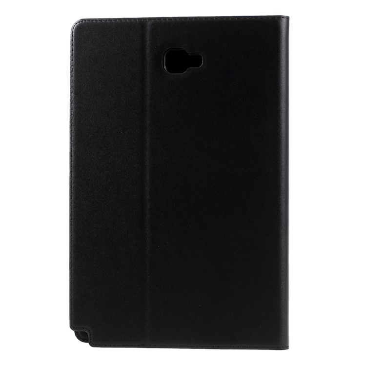 DOORMOON Genuine Leather Smart Case for Samsung Galaxy Tab A 10.1 (2016) with S Pen P580 P585 - Black-3
