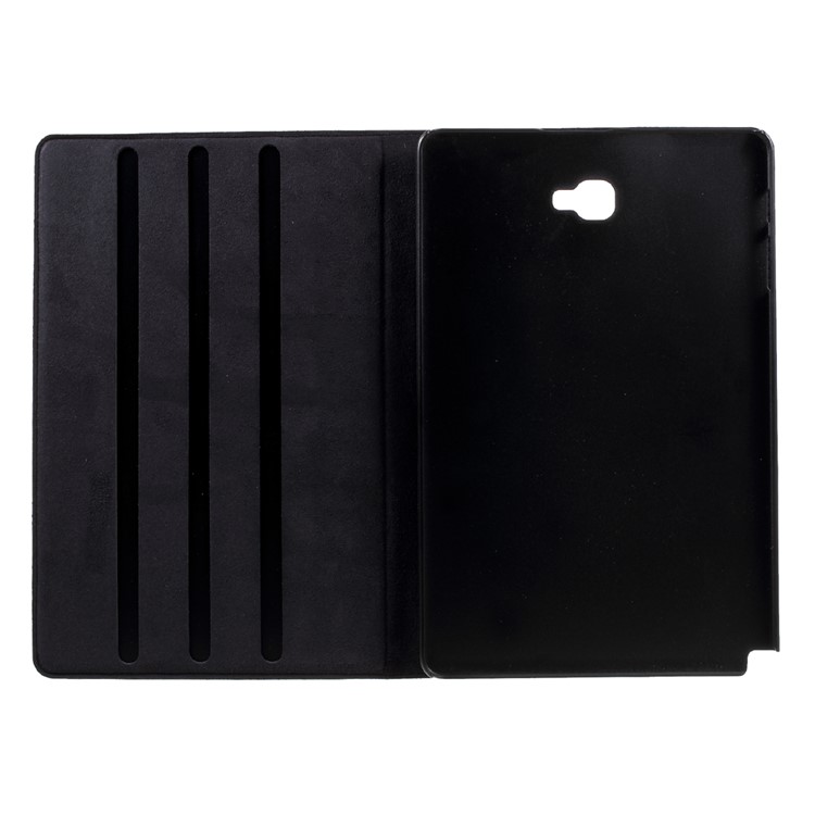 DOORMOON Genuine Leather Smart Case for Samsung Galaxy Tab A 10.1 (2016) with S Pen P580 P585 - Black-7