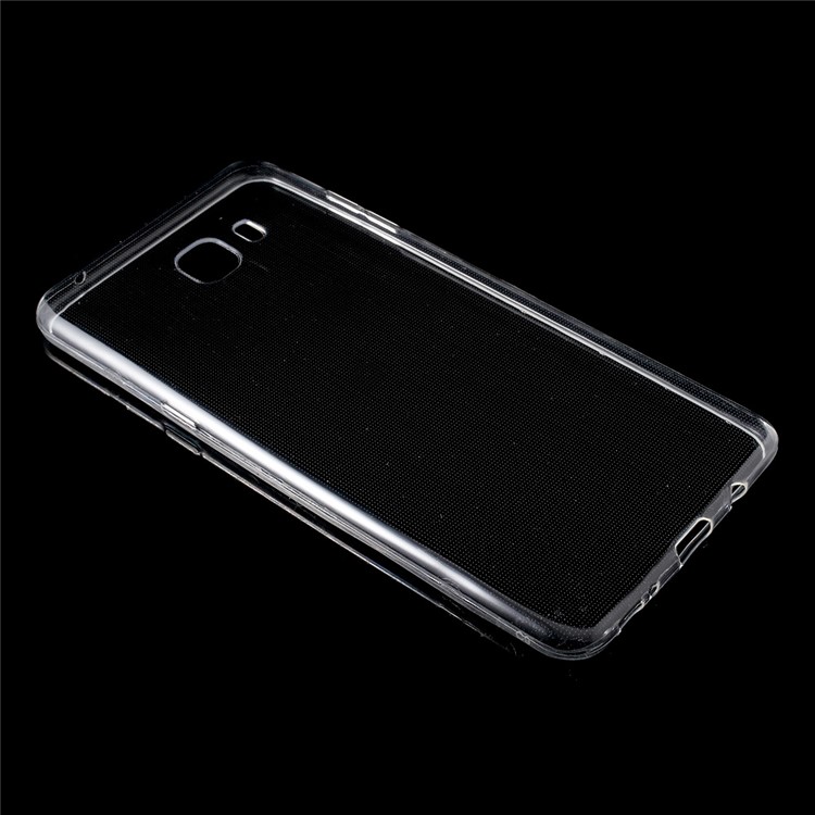 Ultra-thin Clear TPU Cell Phone Case for Samsung Galaxy C9 Pro - Transparent-2