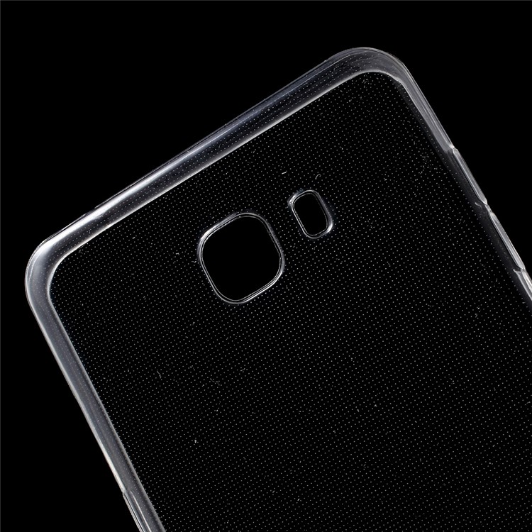 Ultra-thin Clear TPU Cell Phone Case for Samsung Galaxy C9 Pro - Transparent-4