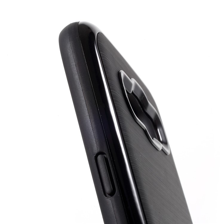 MOFI Brushed Hybrid Phone Case for Samsung Galaxy J2 (2016) / J2 Pro (TPU Back + PC Rim) - Black-7