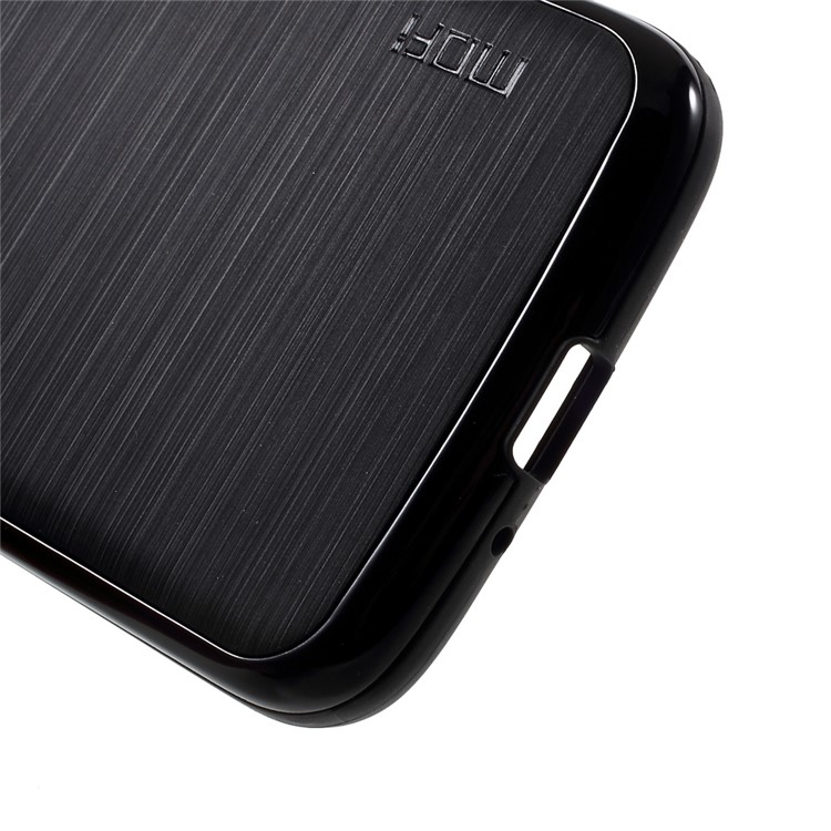 MOFI Brushed Hybrid Phone Case for Samsung Galaxy J2 (2016) / J2 Pro (TPU Back + PC Rim) - Black-8