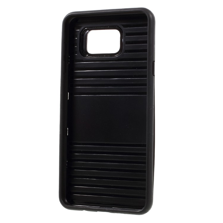 MOFI Brushed TPU Back + PC Rim Hybrid Case for Samsung Galaxy A7 SM-A710F (2016) - Black-5