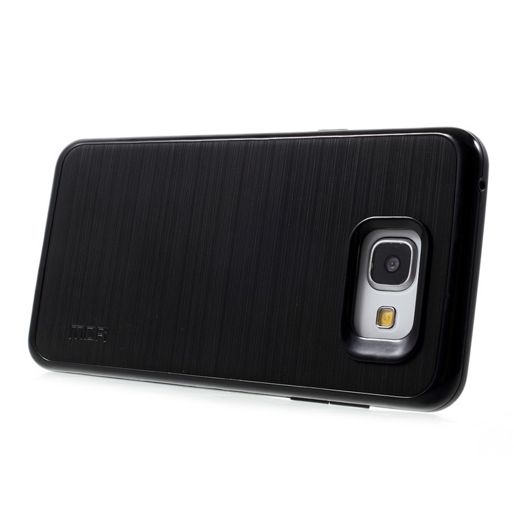 MOFI Brushed Hybrid Shell Case for Samsung Galaxy A5 SM-A510F (2016) (TPU Back + PC Rim) - Black-3
