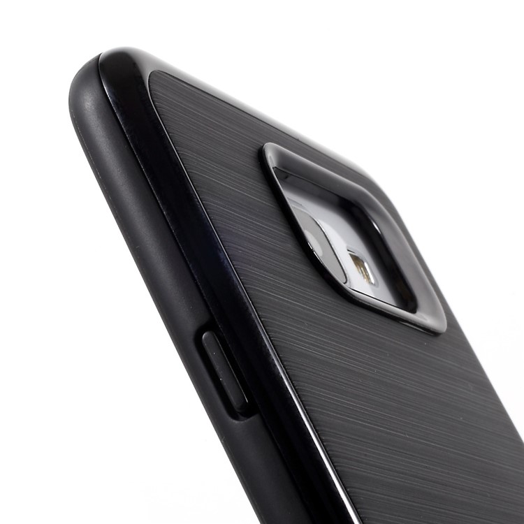 MOFI Brushed Hybrid Shell Case for Samsung Galaxy A5 SM-A510F (2016) (TPU Back + PC Rim) - Black-5