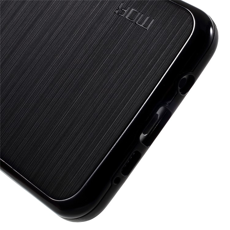 MOFI Brushed Hybrid Shell Case for Samsung Galaxy A5 SM-A510F (2016) (TPU Back + PC Rim) - Black-6