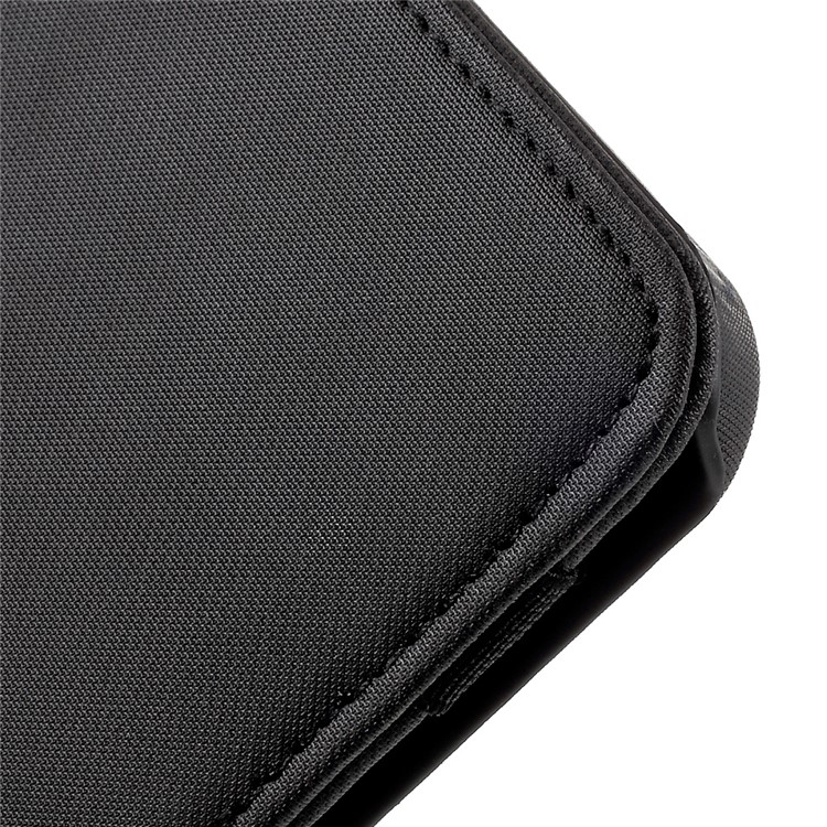For Samsung Galaxy Tab A 10.1 (2016) T580 T585 Rotary Stand Smart Leather Case Cloth Skin - Black-11