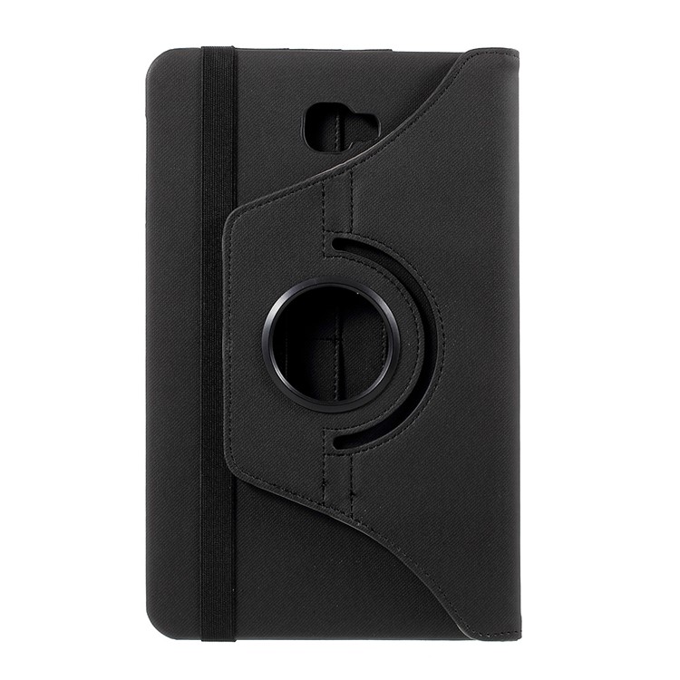 For Samsung Galaxy Tab A 10.1 (2016) T580 T585 Rotary Stand Smart Leather Case Cloth Skin - Black-3