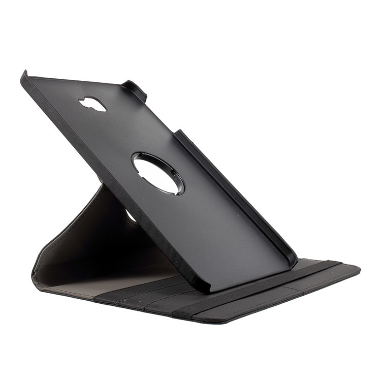 For Samsung Galaxy Tab A 10.1 (2016) T580 T585 Rotary Stand Smart Leather Case Cloth Skin - Black-5