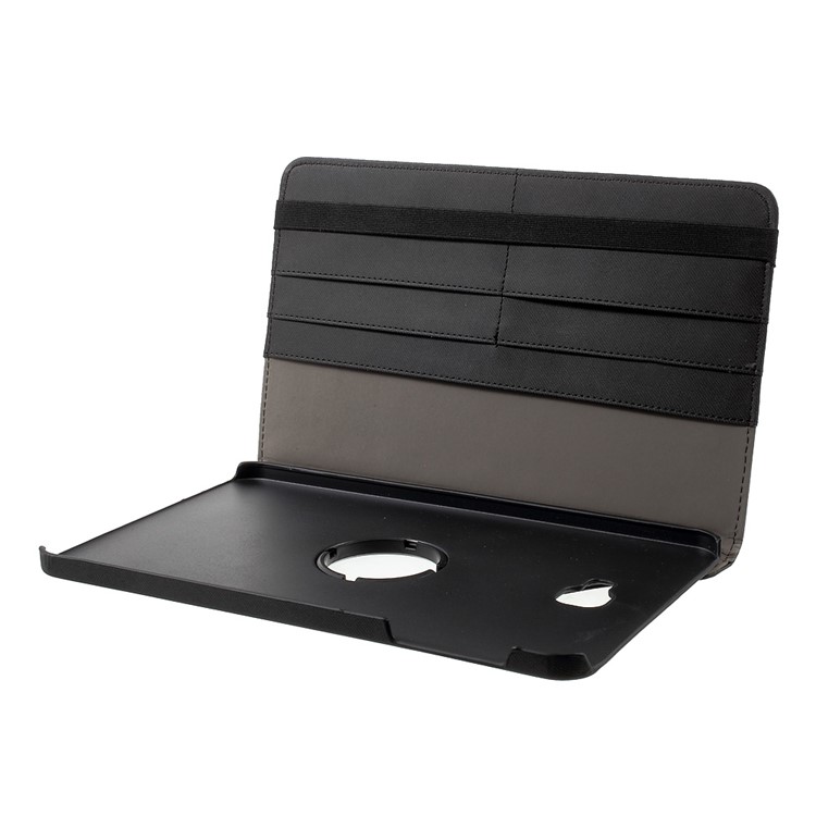 For Samsung Galaxy Tab A 10.1 (2016) T580 T585 Rotary Stand Smart Leather Case Cloth Skin - Black-8