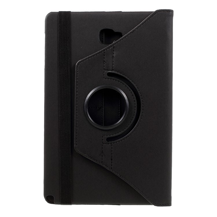Cloth Skin Rotary Stand Smart Leather Case for Samsung Galaxy Tab A 10.1 (2016) with S Pen P580 P585 - Black-3