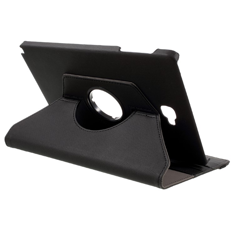 Cloth Skin Rotary Stand Smart Leather Case for Samsung Galaxy Tab A 10.1 (2016) with S Pen P580 P585 - Black-6