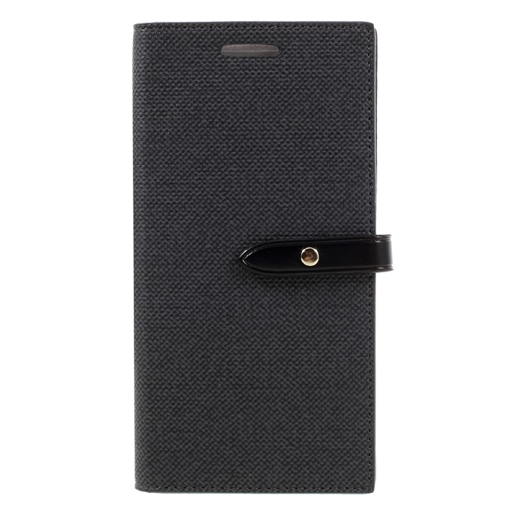 MERCURY GOOSPERY for Samsung Galaxy S7 G930 Milano Diary Leather Case Cover - Black-3