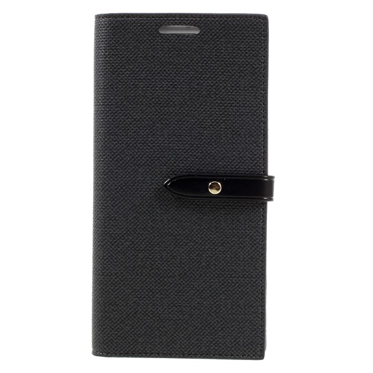 MERCURY GOOSPERY Milano Diary Leather Phone Case for Samsung Galaxy S7 edge G935 - Black-3