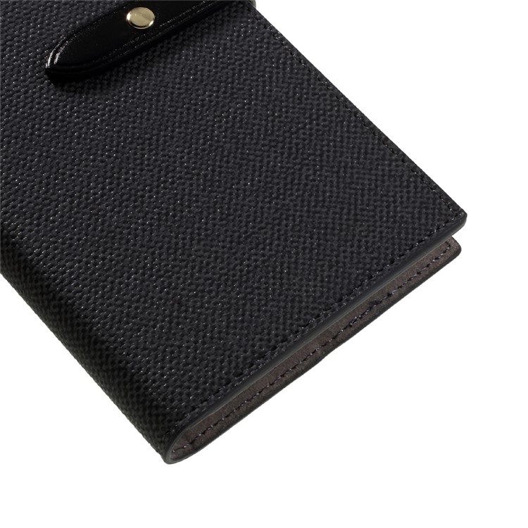 MERCURY GOOSPERY Milano Diary Leather Phone Case for Samsung Galaxy S7 edge G935 - Black-7