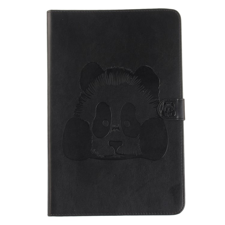 Imprinted Panda Leather Wallet Phone Case for Samsung Galaxy Tab A 10.1 (2016) - Black-2