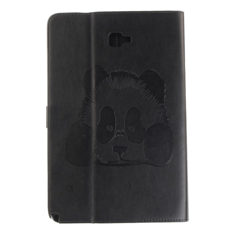 Imprinted Panda Leather Wallet Phone Case for Samsung Galaxy Tab A 10.1 (2016) - Black-3
