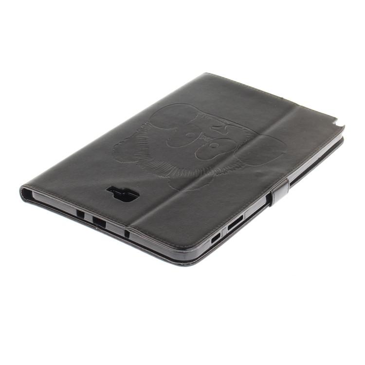 Imprinted Panda Leather Wallet Phone Case for Samsung Galaxy Tab A 10.1 (2016) - Black-5
