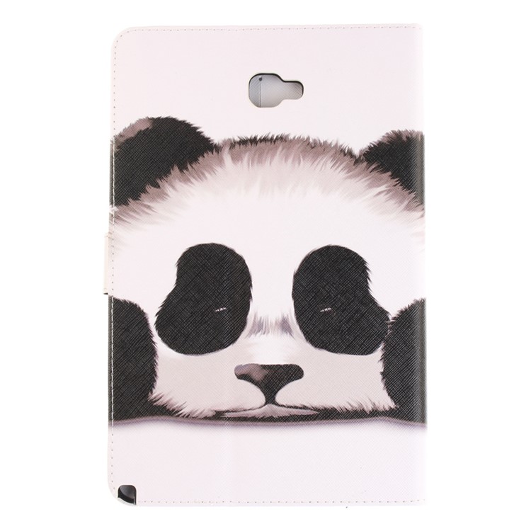 Patterned Wallet Leather Case for Samsung Galaxy Tab A 10.1 (2016) with S Pen P580 P585 - Panda-3