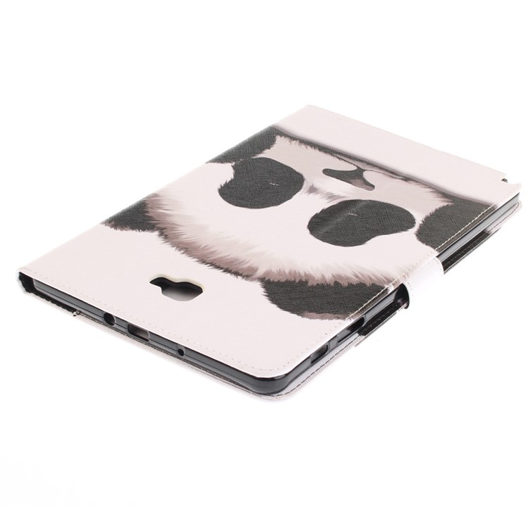 Patterned Wallet Leather Case for Samsung Galaxy Tab A 10.1 (2016) with S Pen P580 P585 - Panda-5