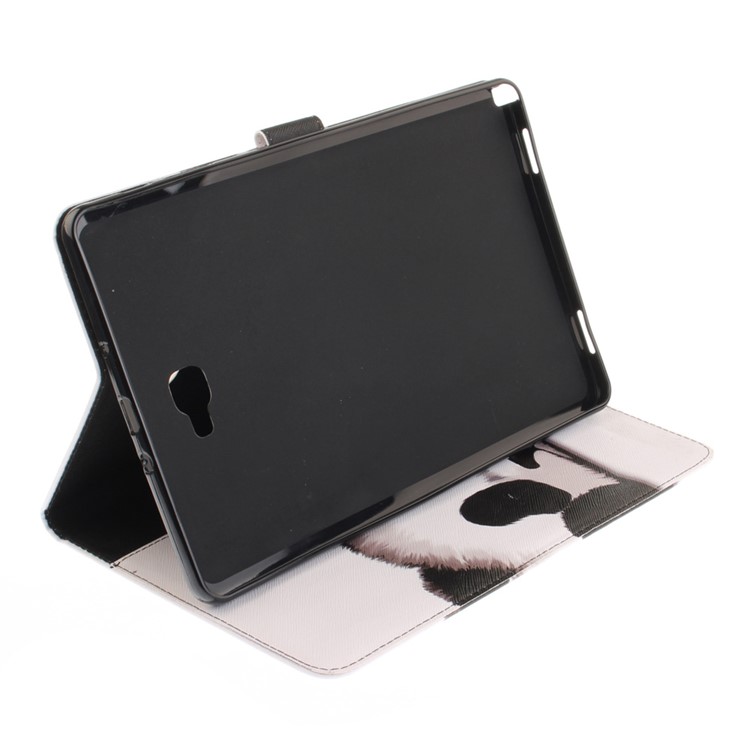 Patterned Wallet Leather Case for Samsung Galaxy Tab A 10.1 (2016) with S Pen P580 P585 - Panda-6