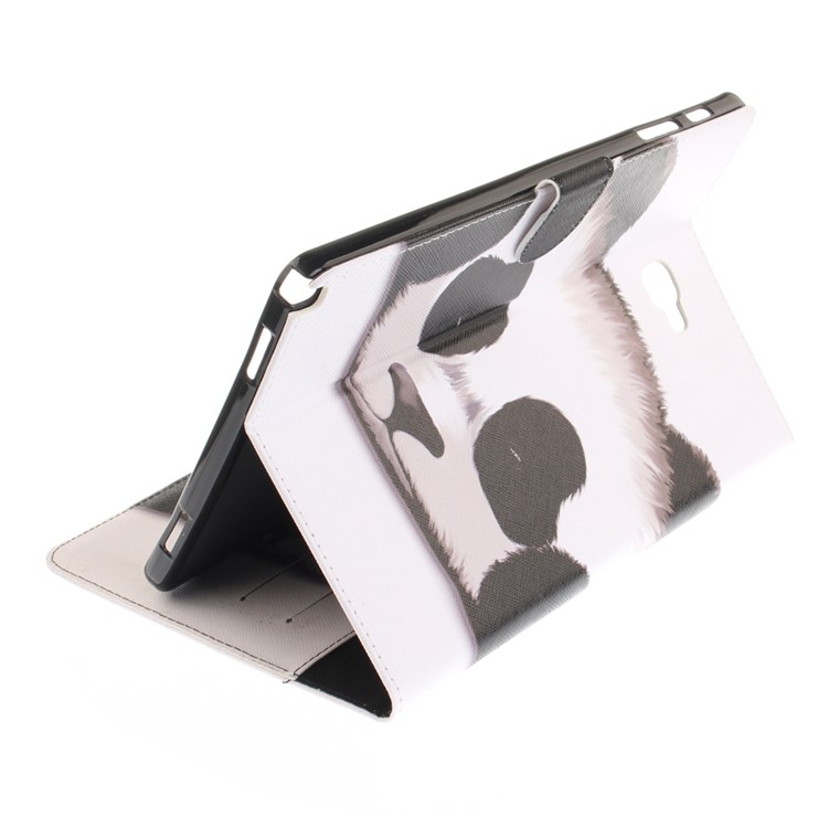 Patterned Wallet Leather Case for Samsung Galaxy Tab A 10.1 (2016) with S Pen P580 P585 - Panda-7