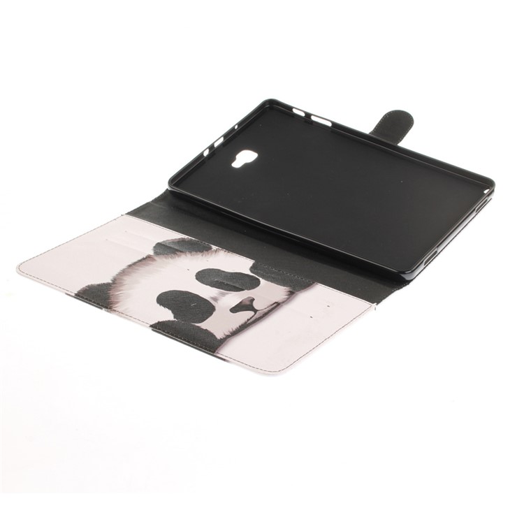 Patterned Wallet Leather Case for Samsung Galaxy Tab A 10.1 (2016) with S Pen P580 P585 - Panda-8