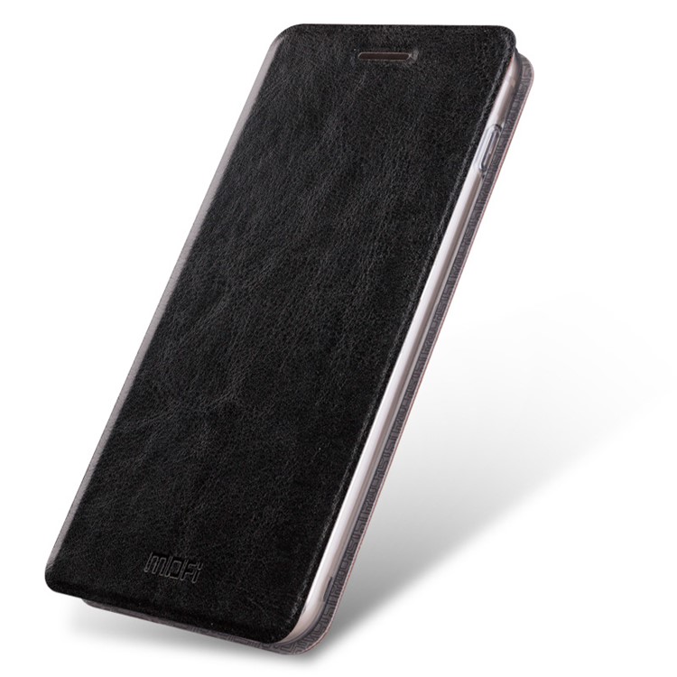 MOFI Rui Series Leather Stand Cell Phone Case for Samsung Galaxy A8 (2016) - Black-1