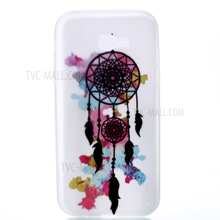 Noctilucent Patterned TPU Phone Case for Samsung Galaxy A3 (2017) - Watercolor Dreamcatcher-4