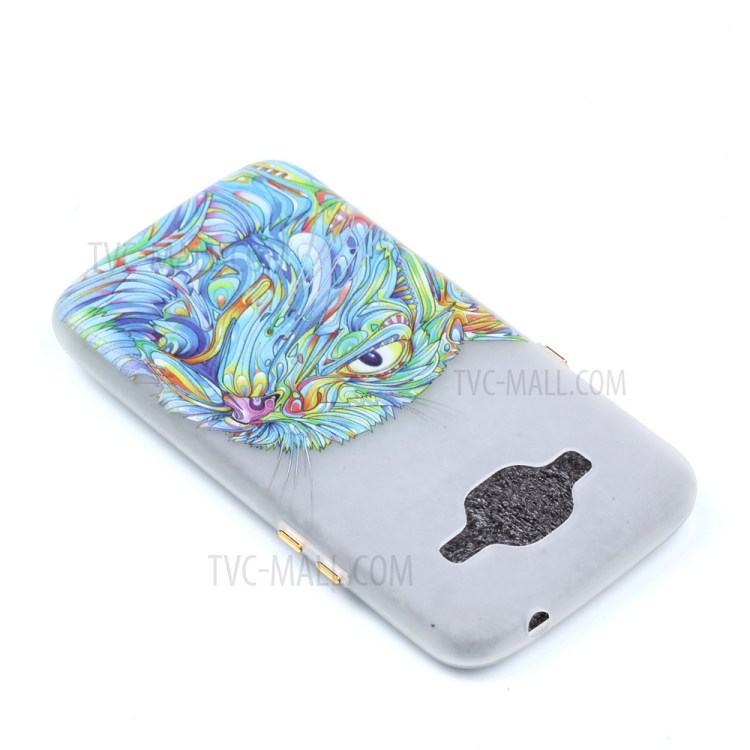 Noctilucent Glow Back Soft TPU Cover for Samsung Galaxy J2 / J2 Pro (2016) - Colorized Animal Pattern-5