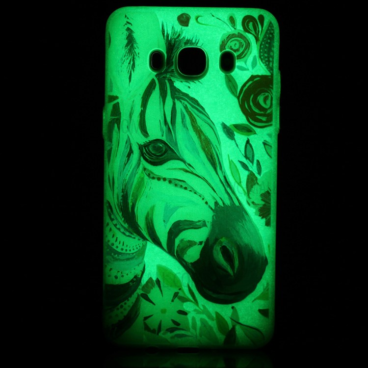Luminous Glow TPU Case for Samsung Galaxy J5 (2016) SM-J510 - Horse Pattern Printing-2