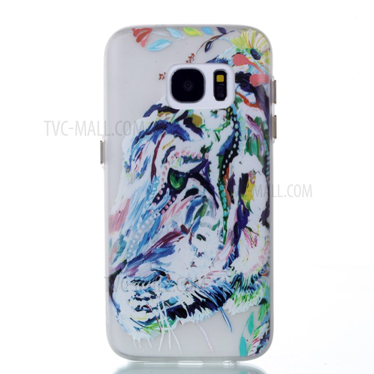Luminous Glow TPU Case for Samsung Galaxy S7 SM-G930 - Tiger Pattern Printing-3