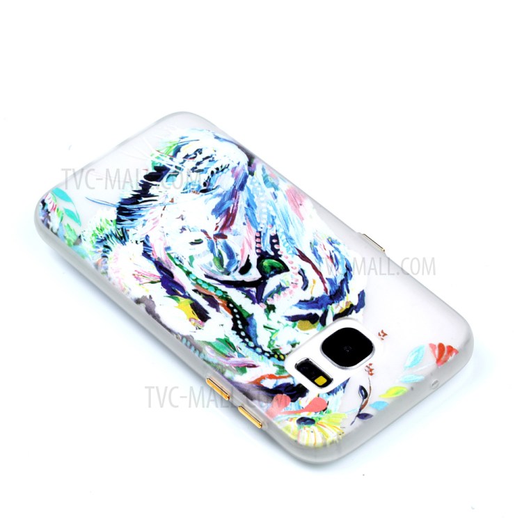 Luminous Glow TPU Case for Samsung Galaxy S7 SM-G930 - Tiger Pattern Printing-5