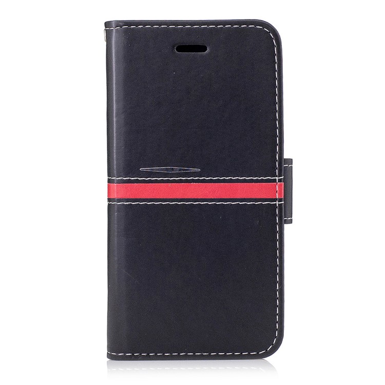 Phone Accessory Wallet Leather Stand Phone Case for Samsung Galaxy A3 (2017) - Black-1