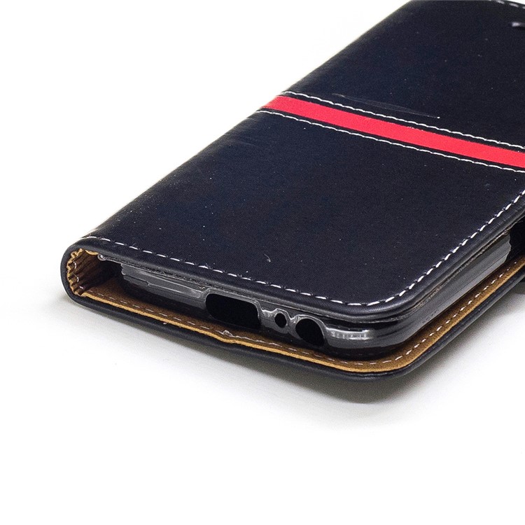 Phone Accessory Wallet Leather Stand Phone Case for Samsung Galaxy A3 (2017) - Black-5