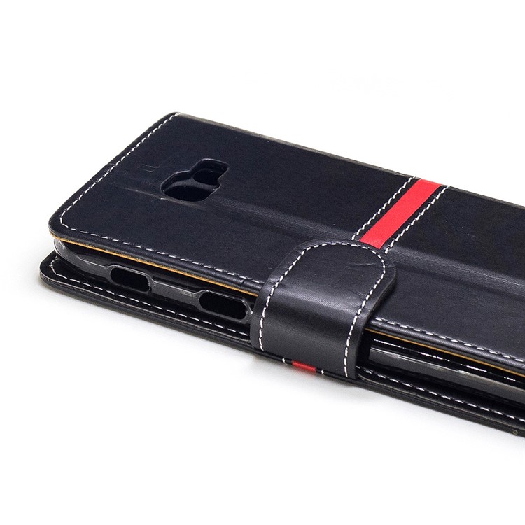 Phone Accessory Wallet Leather Stand Phone Case for Samsung Galaxy A5 (2017) - Black-6