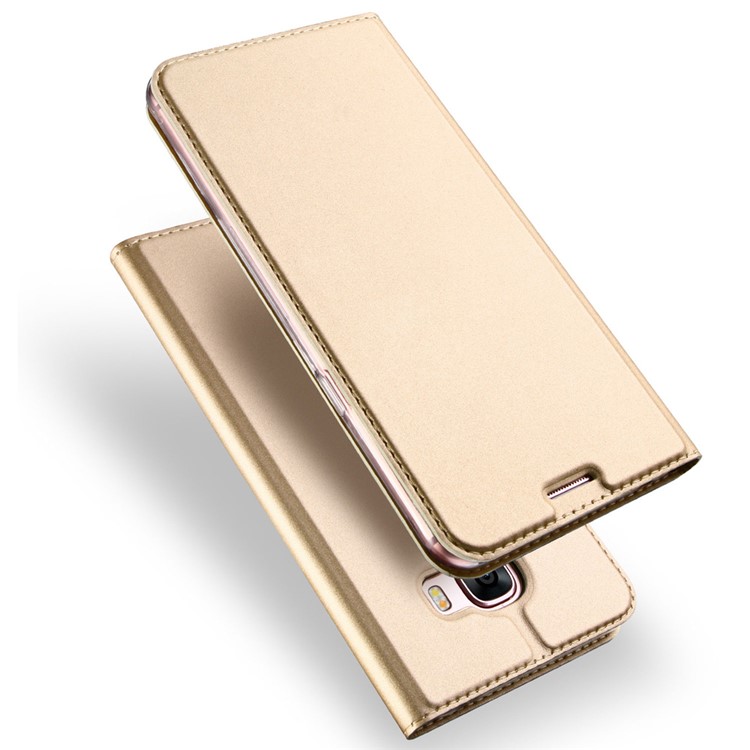 

DUX DUCIS Skin Pro Series for Samsung Galaxy A5 (2017) Business Leather Cover with Card Slot - Gold
